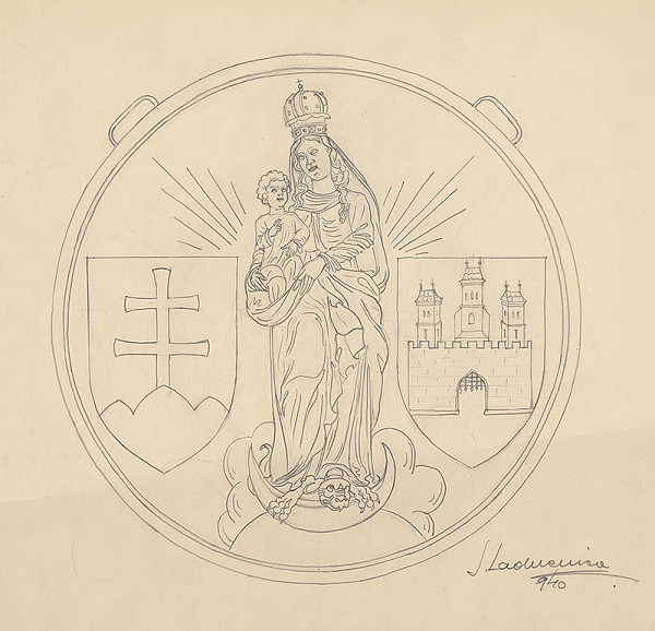 Ján Ladvenica – Návrh na medailu na starostenskú reťaz 