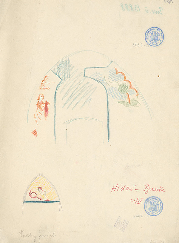 Ján Ladvenica – Fragment fresiek v Hídeši 