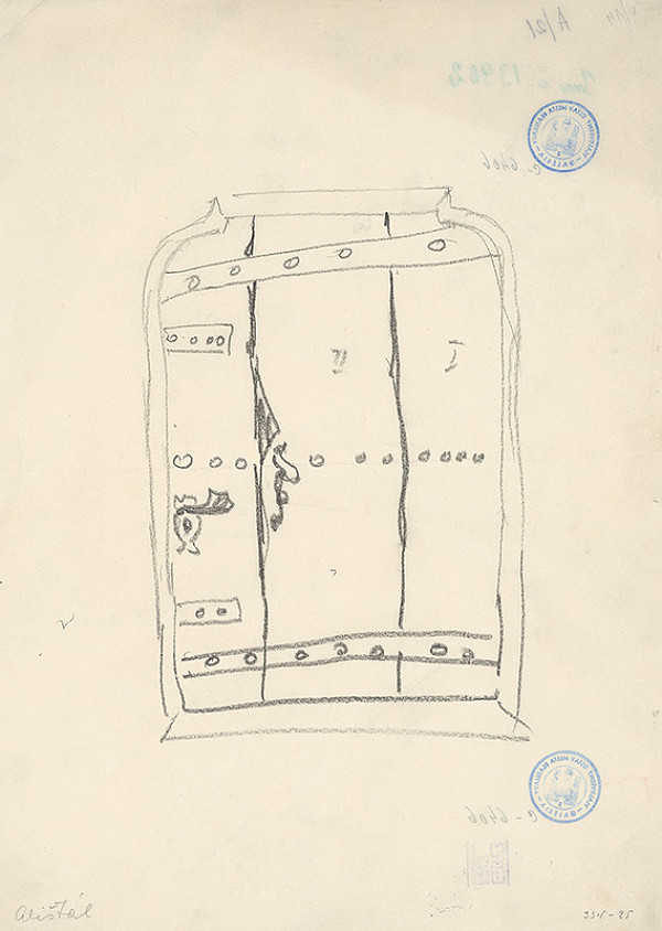 Ján Ladvenica – Štúdia dverí z obce Alištál 