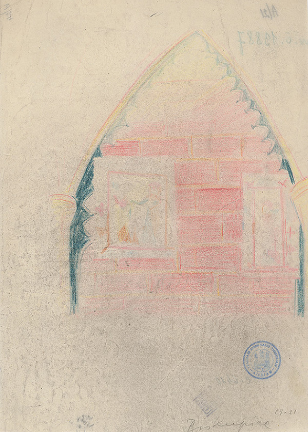 Ján Ladvenica – Štúdia fresiek z kostola v Biskupiciach 