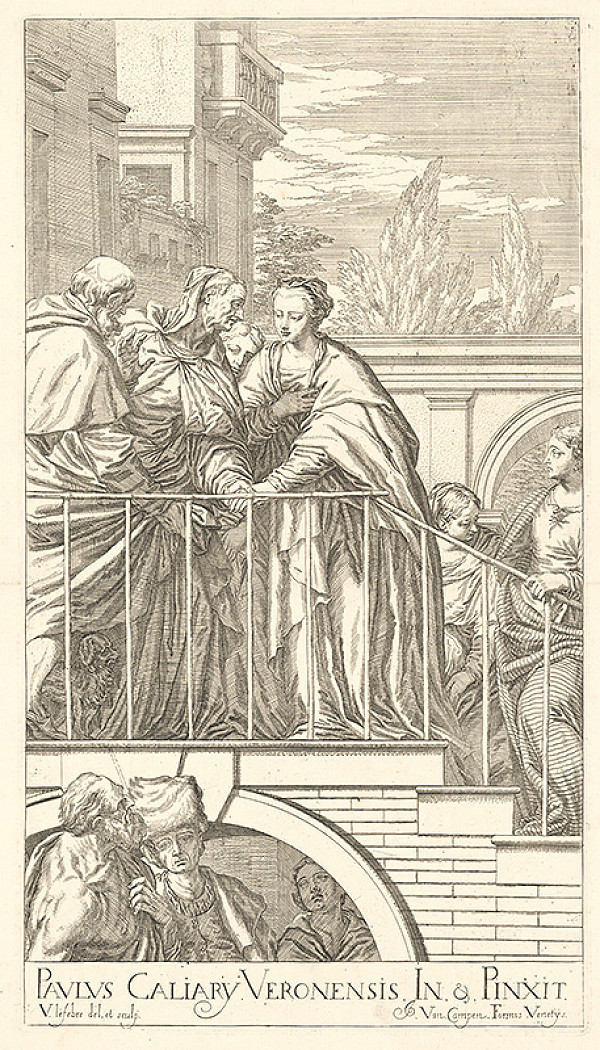 Valentin Lefebvre, Paolo Veronese, Jacob van Campen – Navštívenie Panny Márie 