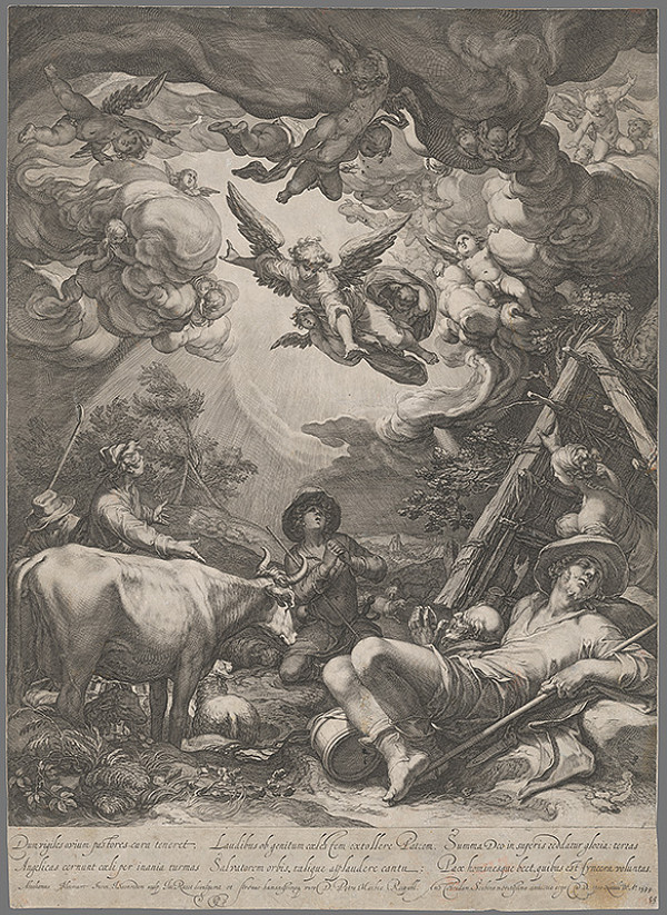 Pieter Jansz. Saenredam, Abraham Bloemaert – Zvestovanie pastierom