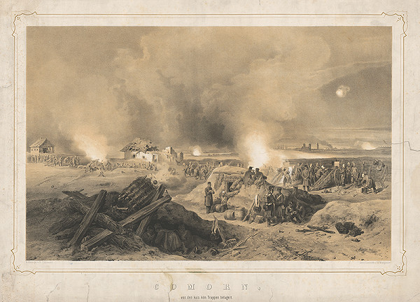 Fritz l' Allemand, Joseph Lanzedelli ml. – Komárno - obliehanie mesta 