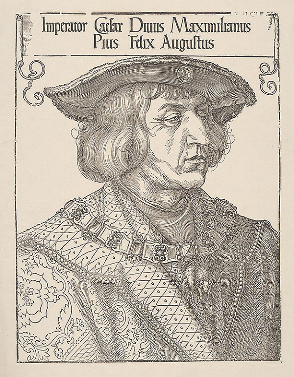 Albrecht Dürer – Cisár Maximilián I. 
