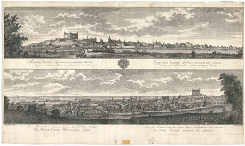 Samuel Mikovíny, Abraham Kaltschmidt – Pohľad na Bratislavu zo severu a z juhu 