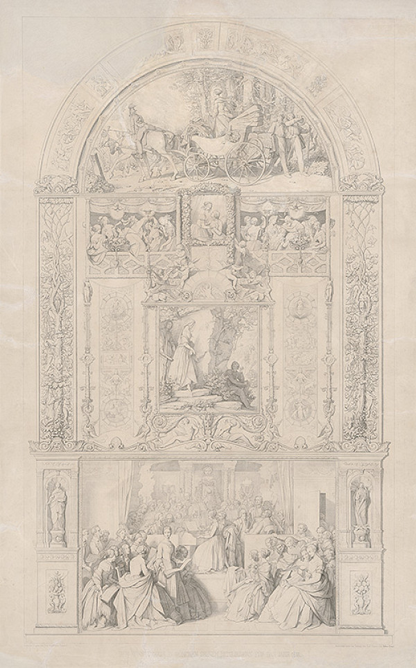 Julius Ernst, Moritz von Schwind – Symfónia (návrh na výzdobu divadla) 