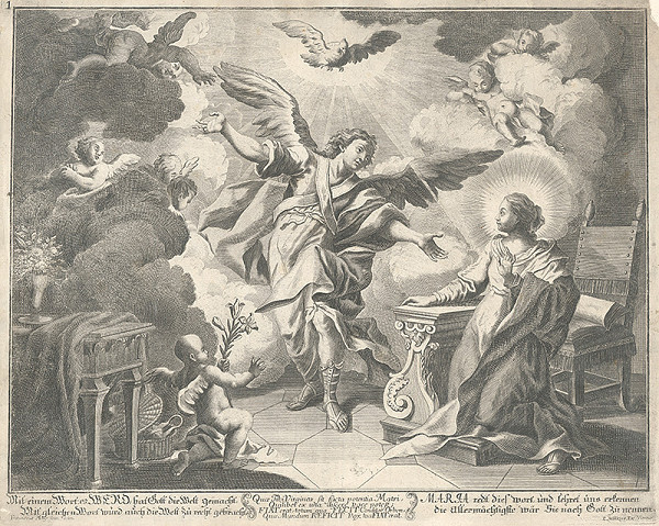 Franz Mayr, Johann Christoph Winkler – Zvestovanie Panne Márii 