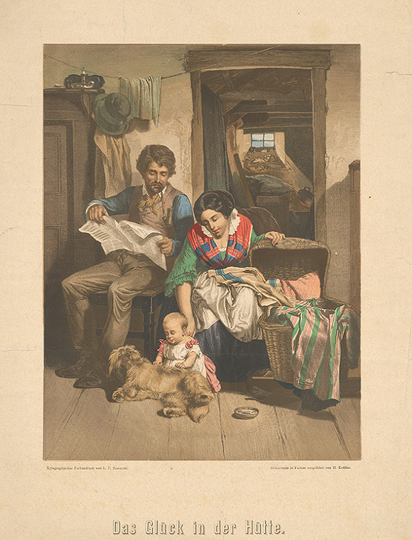 Heinrich Knöfler, Ludwig Carl Zamarski – Šťastná rodina