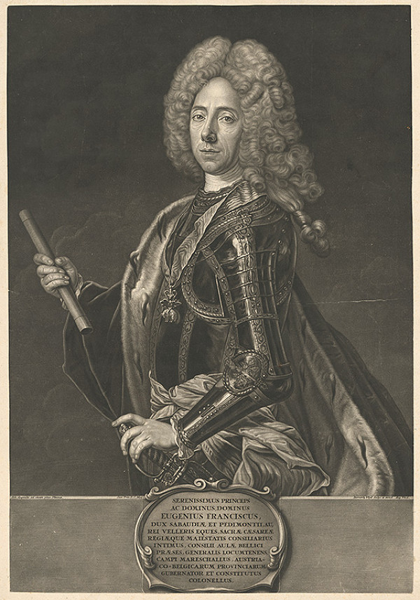 Bernhard Vogel, Ján Kupecký – Portrét princa Eugena Františka 