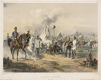 Joseph Heicke – Hulánsky tábor pri Acsi 