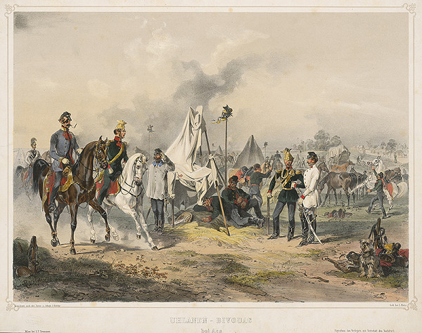 Joseph Heicke – Hulánsky tábor pri Acsi 