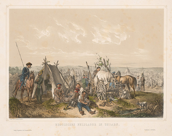 Anton Joseph Strassgschwandtner – Ruský tábor v Maďarsku 