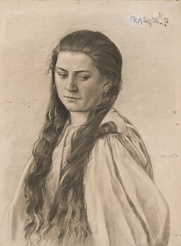 Karol Miloslav Lehotský – Portrét ženy 