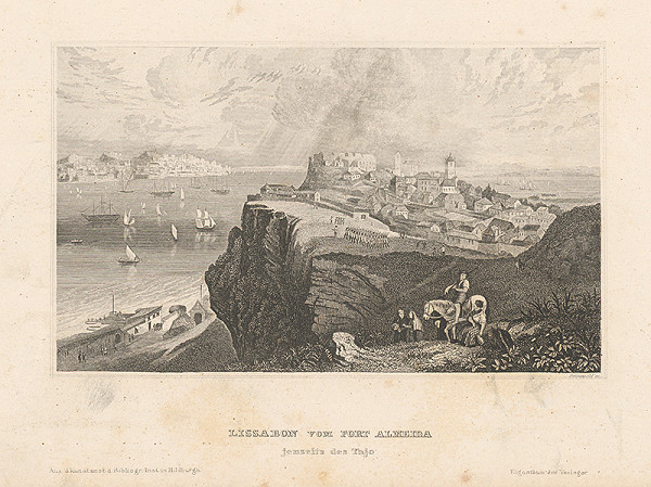 Ernst Friedrich Grünewald – Lisabon s prístavom Almeida 