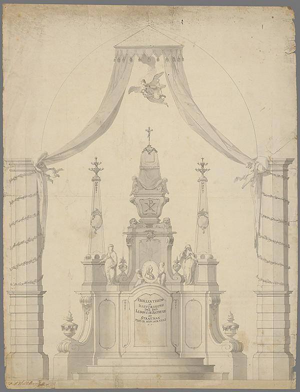 Franz Anton Hillebrandt – Náhrobok grófa L. Bathyana 