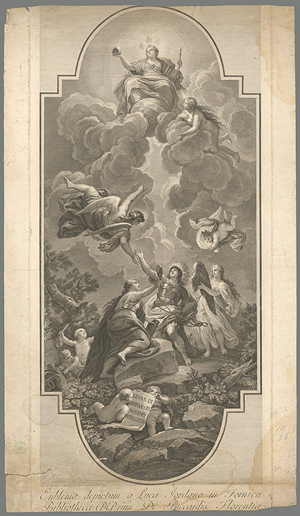 Luca Giordano – Sv. Domingo  pred Pannou Máriou 