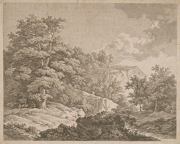 Stredoeurópsky grafik z 19. storočia – Krajina 