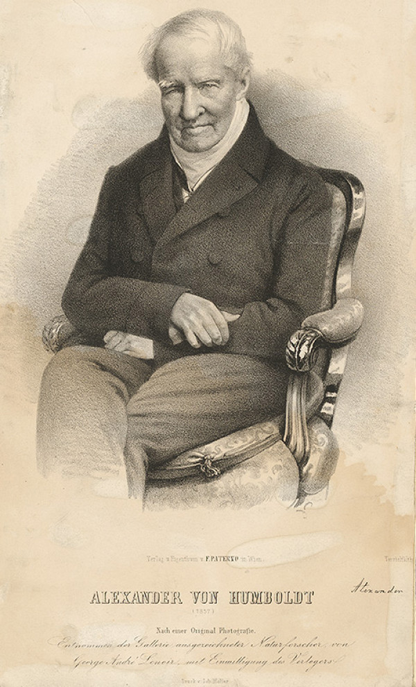 Stredoeurópsky grafik z 19. storočia – Alexander von Humbolt 