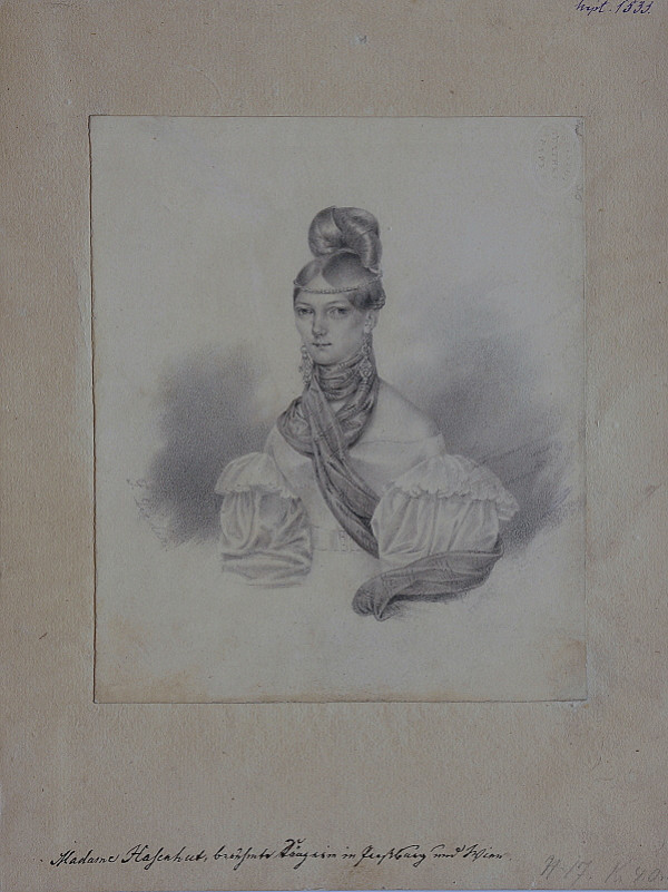 Friedrich Johann Gottlieb Lieder – Podobizeň speváčky 