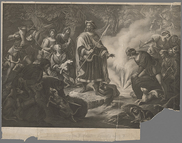 Wilhelm Kandler – Objavenie karlovarského prameňa Karlom IV. 