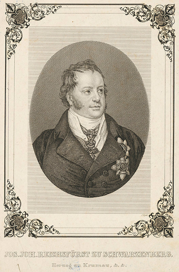 Jakob Hyrtl – Portrét Jozefa Jána Schwarzenberga 