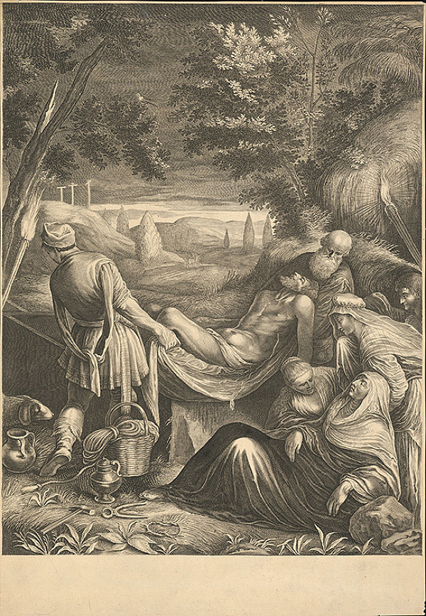 Jacopo Bassano, Jeremias Falck – Ukladanie do hrobu (12) 