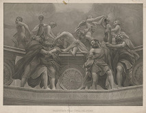 Ferdinando Silvani, Antonio Allegri Correggio – Balustráda kupoly v Dóme 