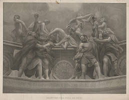 Ferdinando Silvani, Antonio Allegri Correggio – Balustráda kupoly v Dóme 