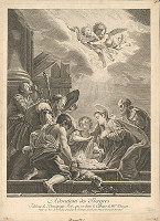 Simon Francois Ravenet, Domenico Fetti – Kľaňanie pastierov 