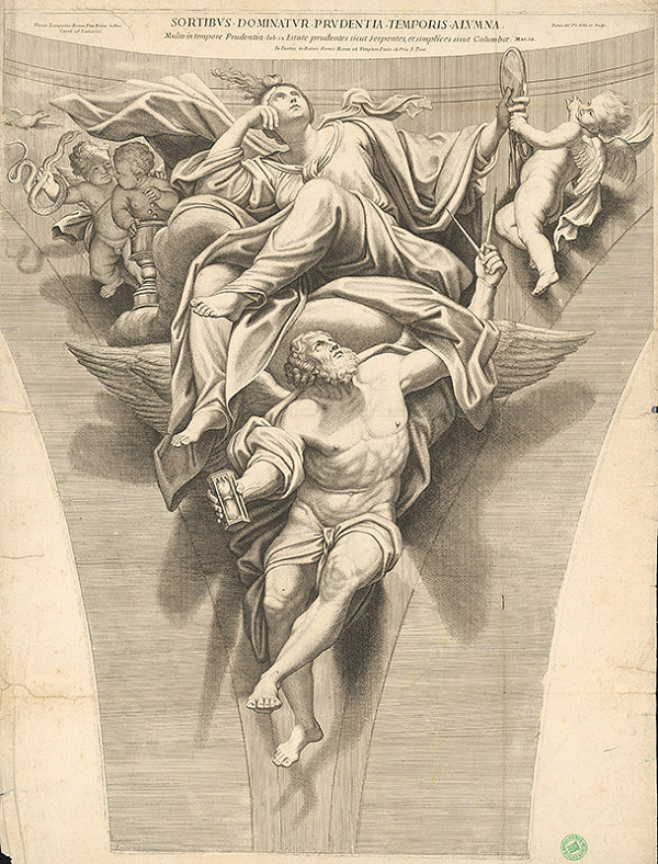 Pietro del Pó, Domenico Zampieri – Symbol času a múdrosti 