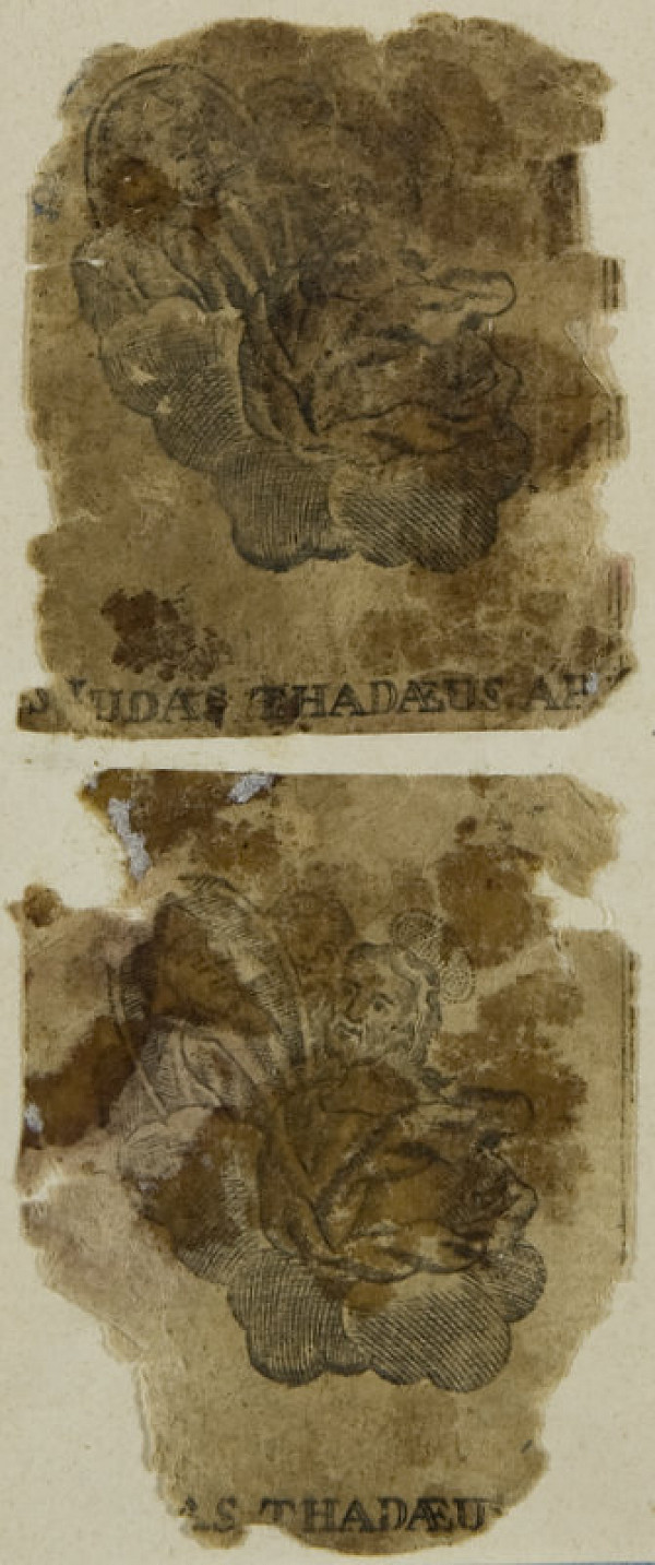 Stredoeurópsky grafik z 18. storočia – Svätý Judáš Tadeáš 