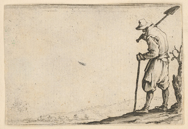 Jacques Callot – Robotník s lopatou 