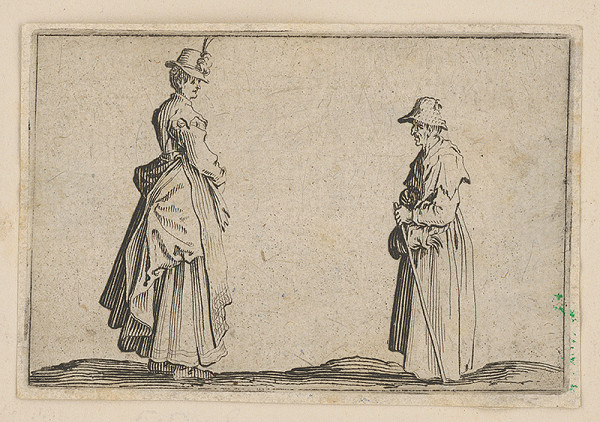 Jacques Callot – Dáma a sedliačka 