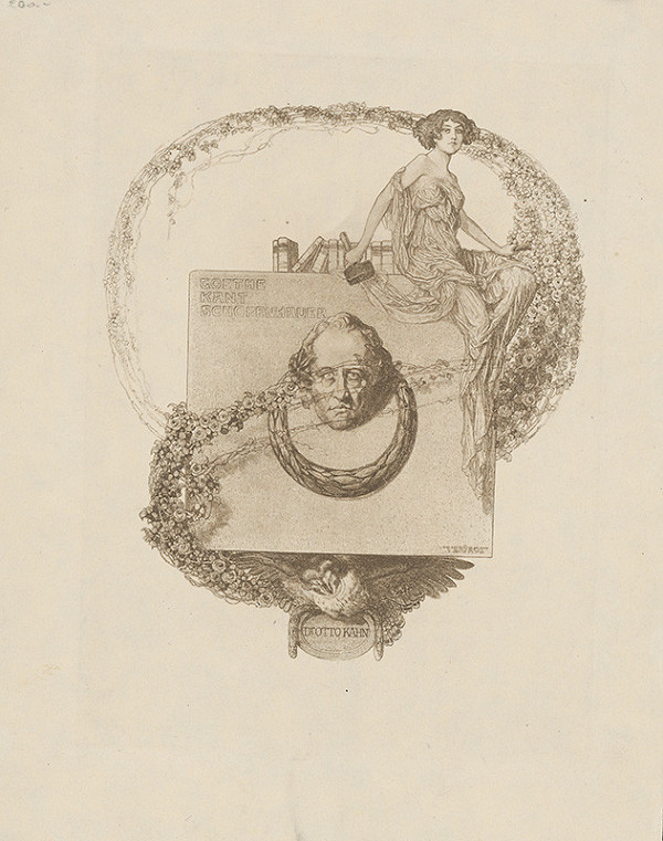 Franz von Bayros – Ex libris Dr. O. Kohna 