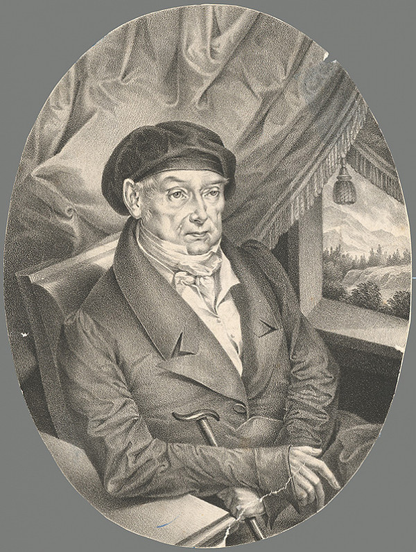 Nemecký grafik z 19. storočia – Portrét Henricha Kleina 