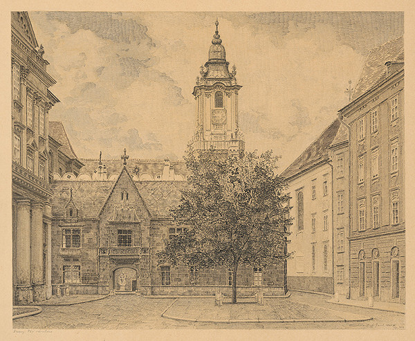 Eugen Wachdeutsch – Stará radnica v Bratislave 