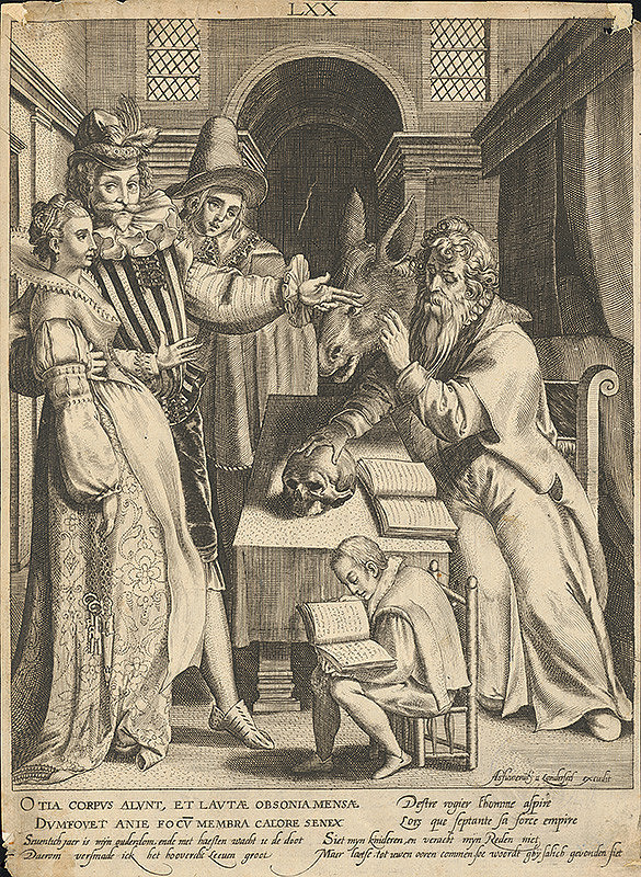 Assuerus van Londerseel, Nicolaes de Bruyn – Sedemdesiaty rok života / Rytier s manželkou pred učencom  