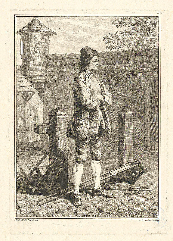 Jean Baptist Tillard, Augustin de Saint-Aubin – Parížsky uličník č.6 