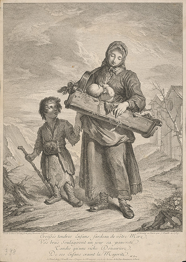 Jacques Dumont – Chudobná matka s deťmi 