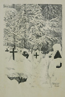 Robert Lénárd – Cintorín v zime 