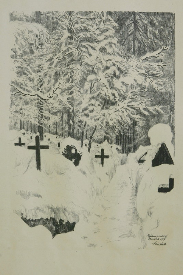 Robert Lénárd – Cintorín v zime 