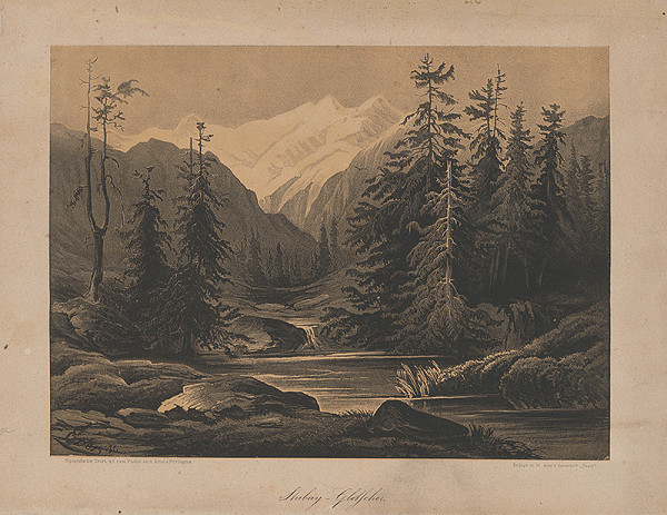 Stredoeurópsky grafik z 19. storočia – Krajina 