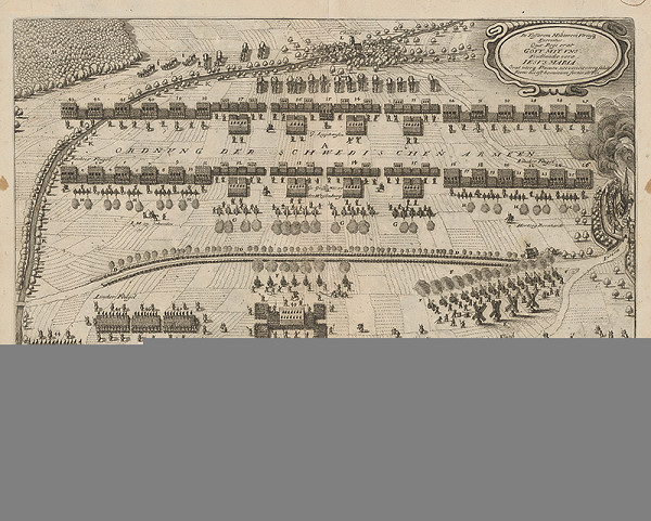 Matthäus Merian – Bitka medzi švédskou a nemeckou armádou 