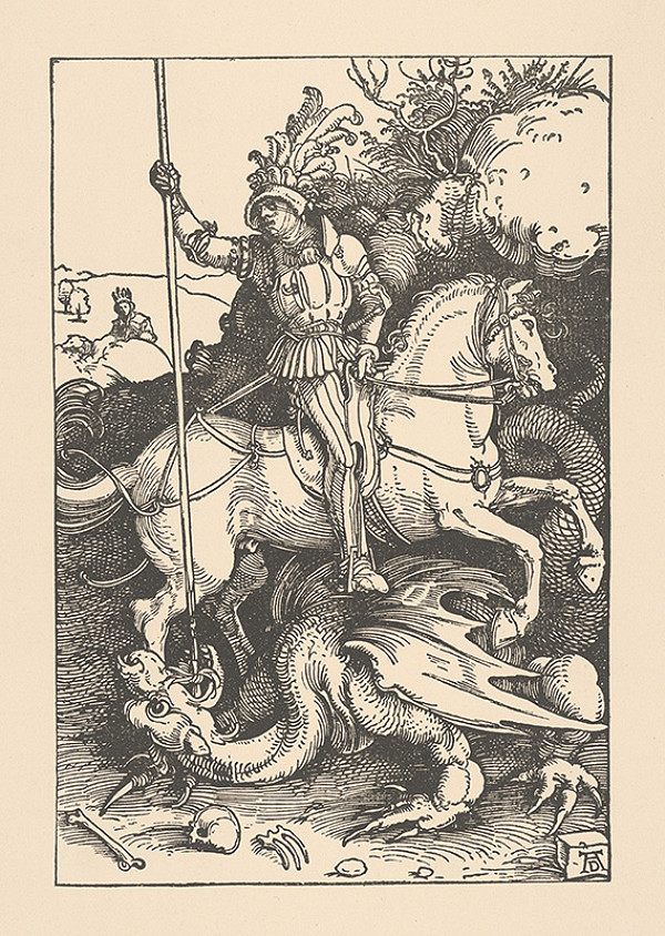 Albrecht Dürer – Svätý Juraj v boji s drakom 