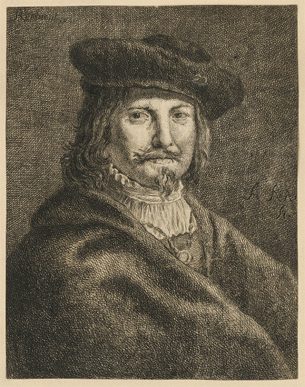 Stredoeurópsky grafik z 18. storočia – Podobizeň Rembrandta 