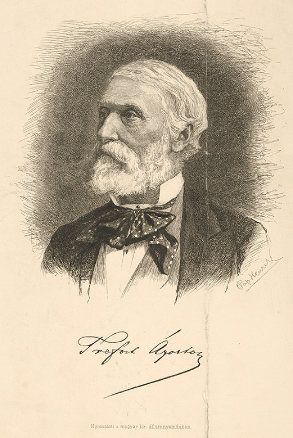 Henrik Pap – Portrét Tréforta Ágostona