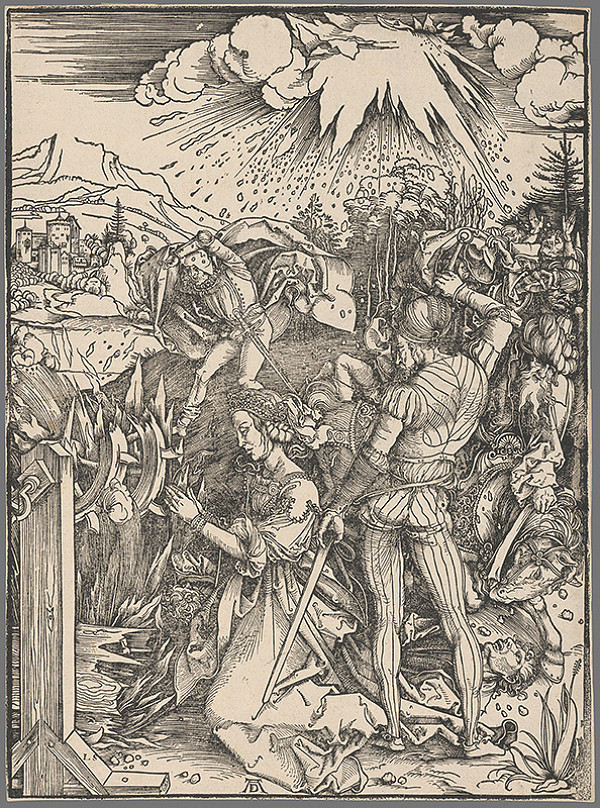Albrecht Dürer – Mučenie sv. Kataríny 