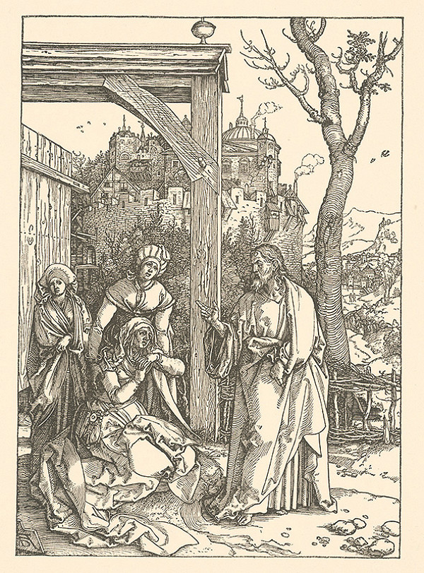 Albrecht Dürer – Kristus sa lúči so svojou matkou (16) 
