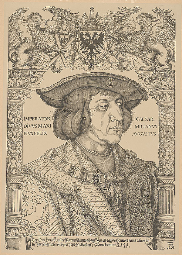 Albrecht Dürer – Cisár Maximilián I. 