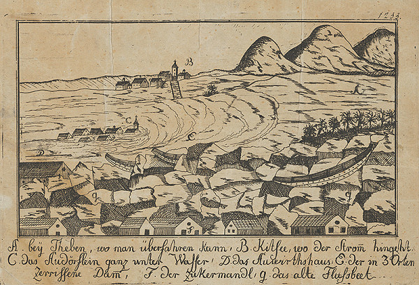 Stredoeurópsky grafik zo 17. storočia – Povodeň v Bratislave v r.1670 